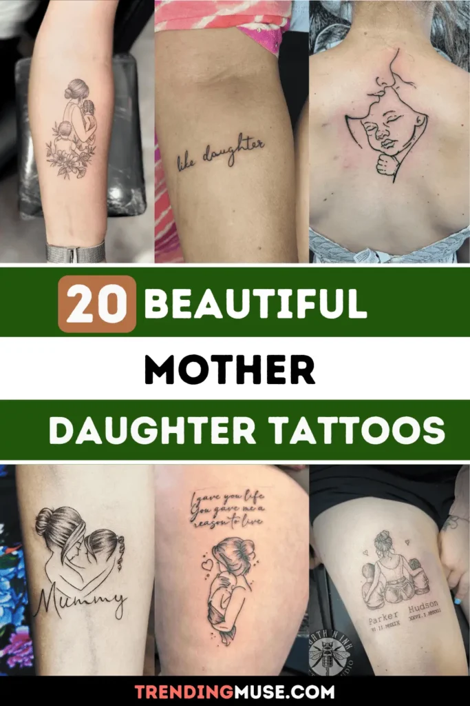 20 Mom Daughter Tattoos: Symbols of Love, Bond, and Memories