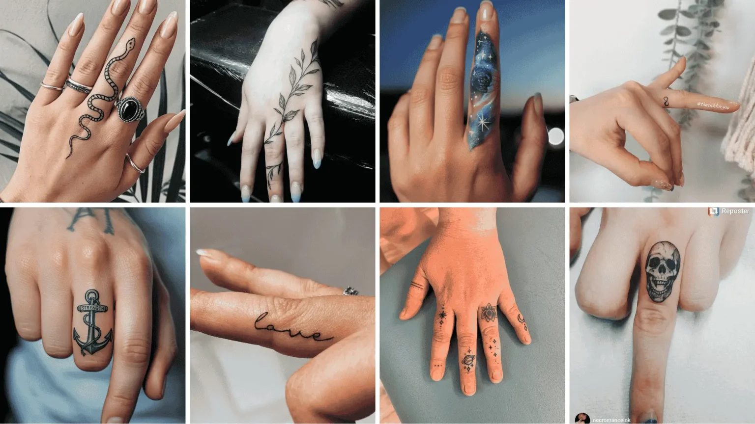 Creative Finger Tattoos for Women 20+ Meaningful and Simple Designs
