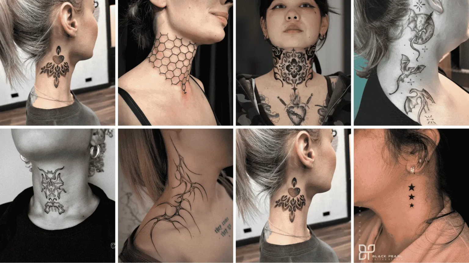 Neck Tattoos for Women: 25 Stunning Designs to Express Your Bold Style
