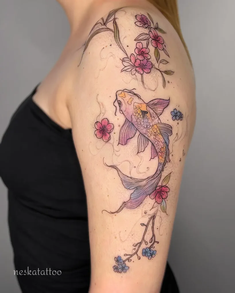 10. Blossoming Spirit Koi
