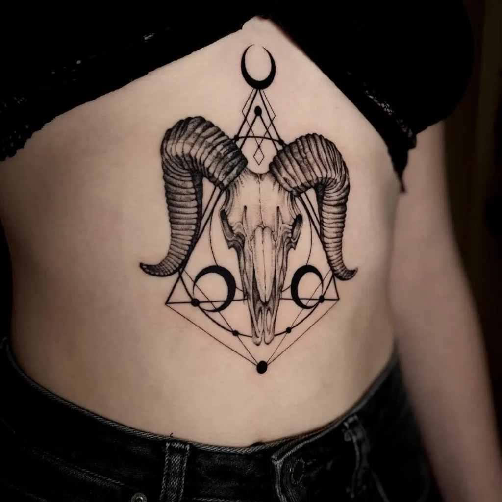 10. Sacred Aries Skull