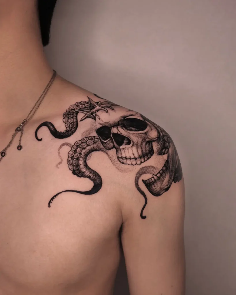 10. Skull and Tentacle Grip