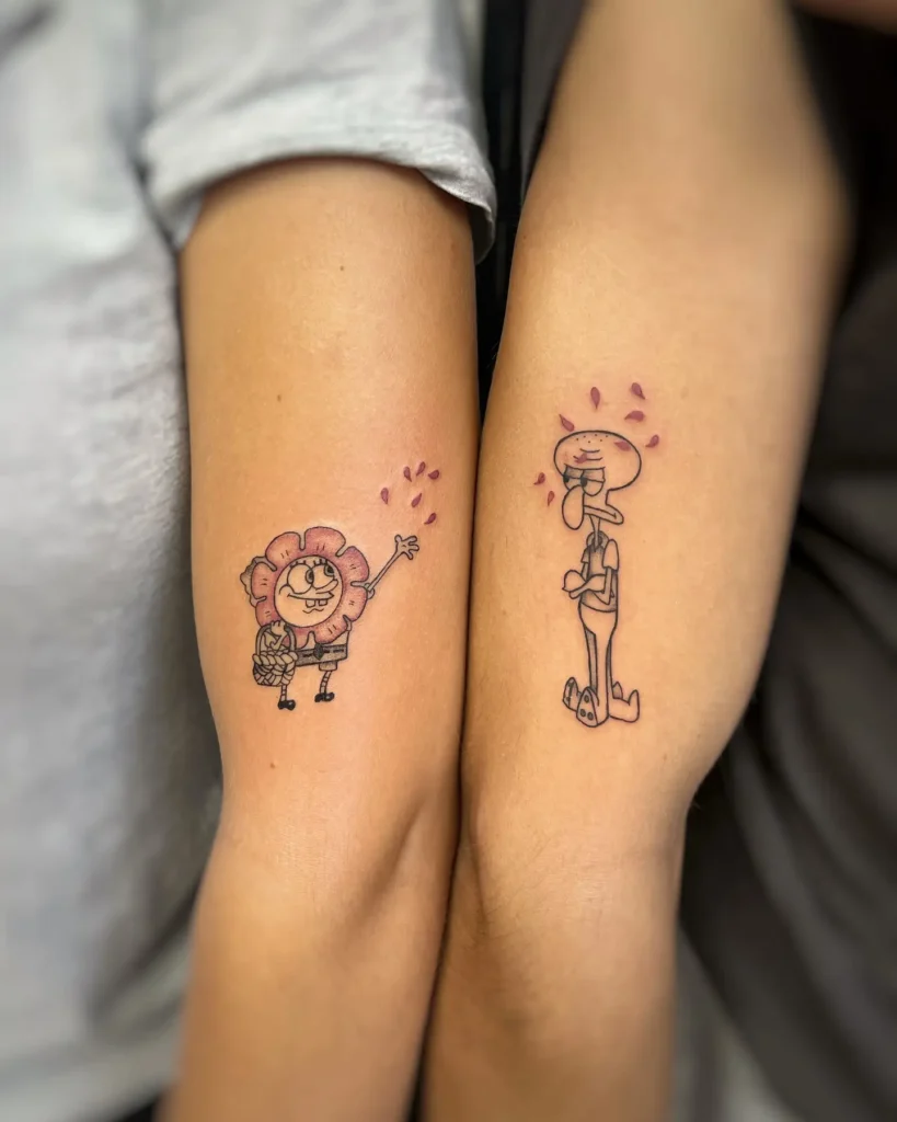 10. SpongeBob & Squidward Sibling Mood