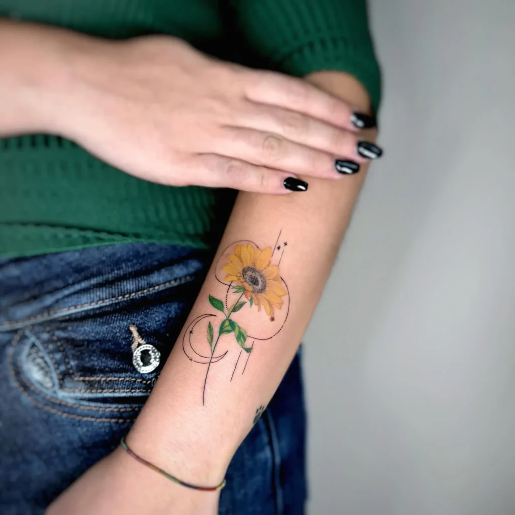 11. Cosmic Sunflower Flow