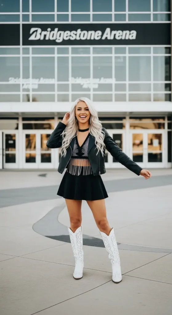 11. Nashville Sparkle Cowgirl Look