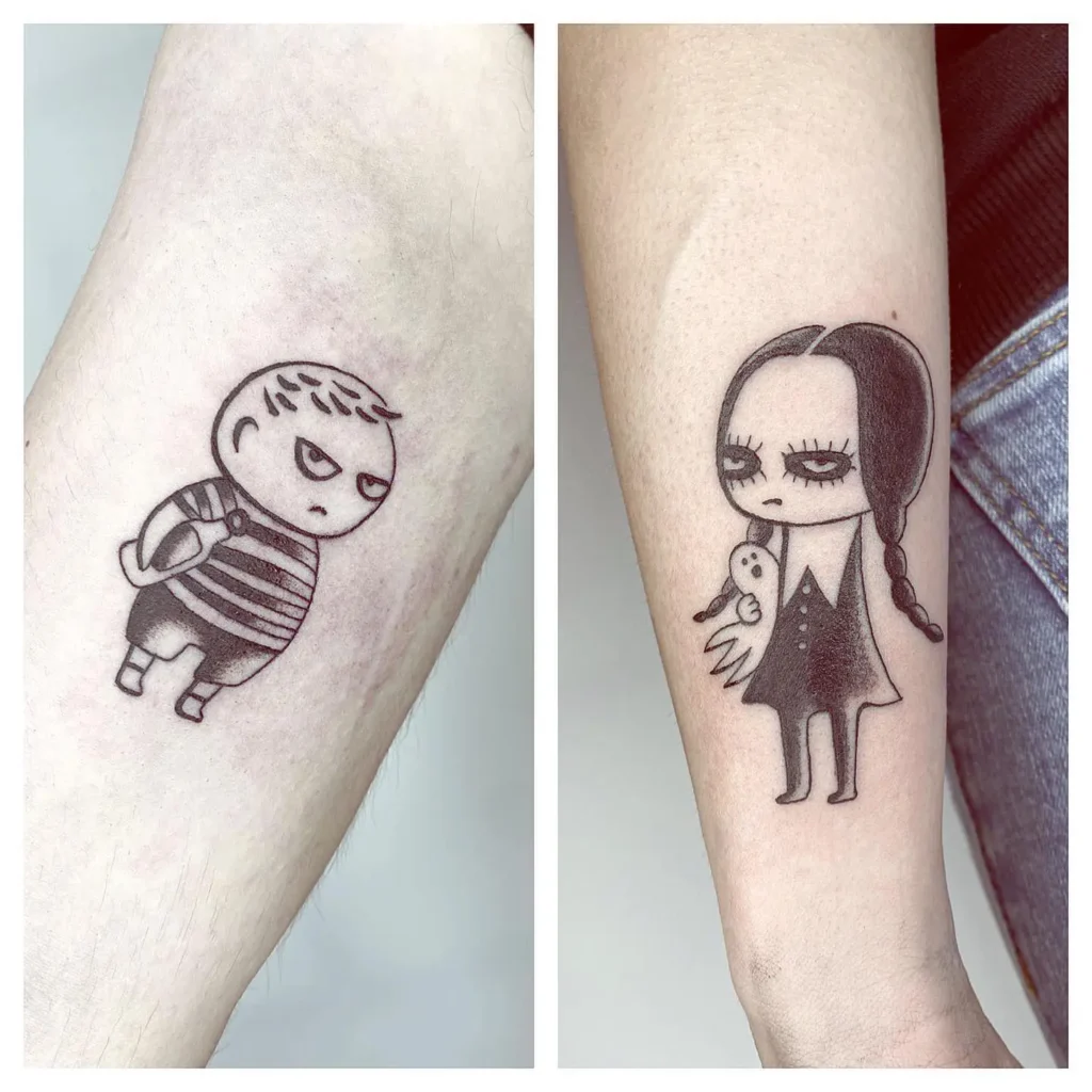 11. Wednesday & Pugsley Vibes