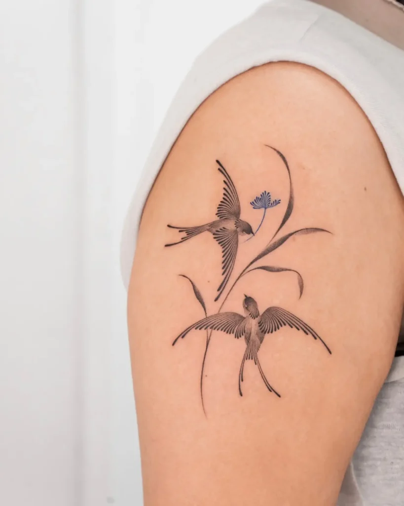 12. Swallows in Flight