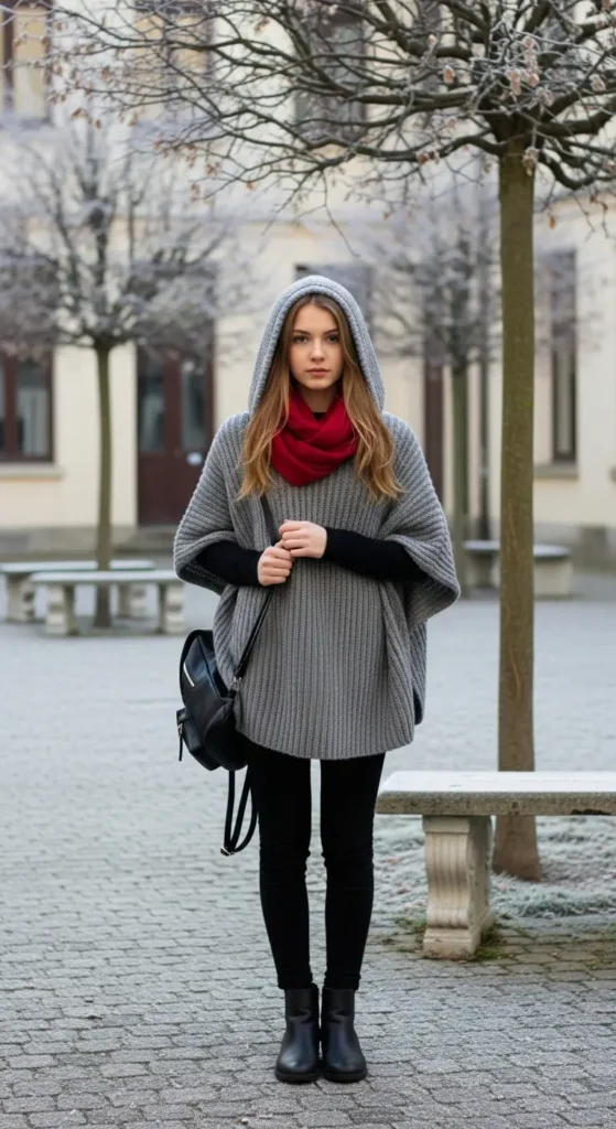 13. Hooded Cape and Leggings