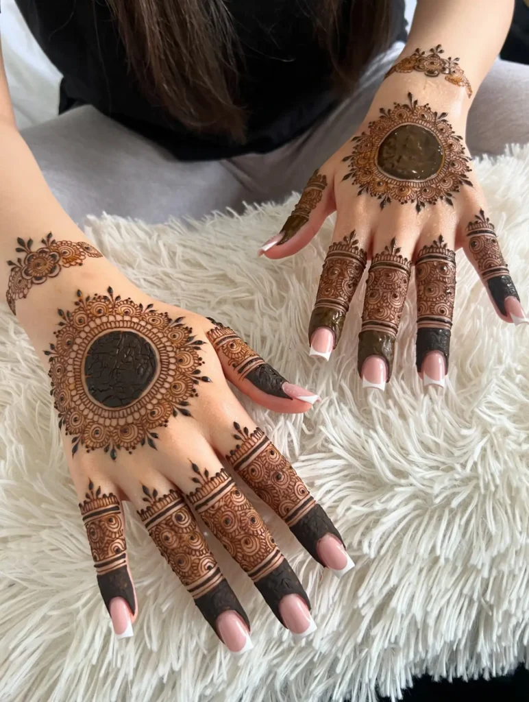 13. Royal Circle Mandala Henna