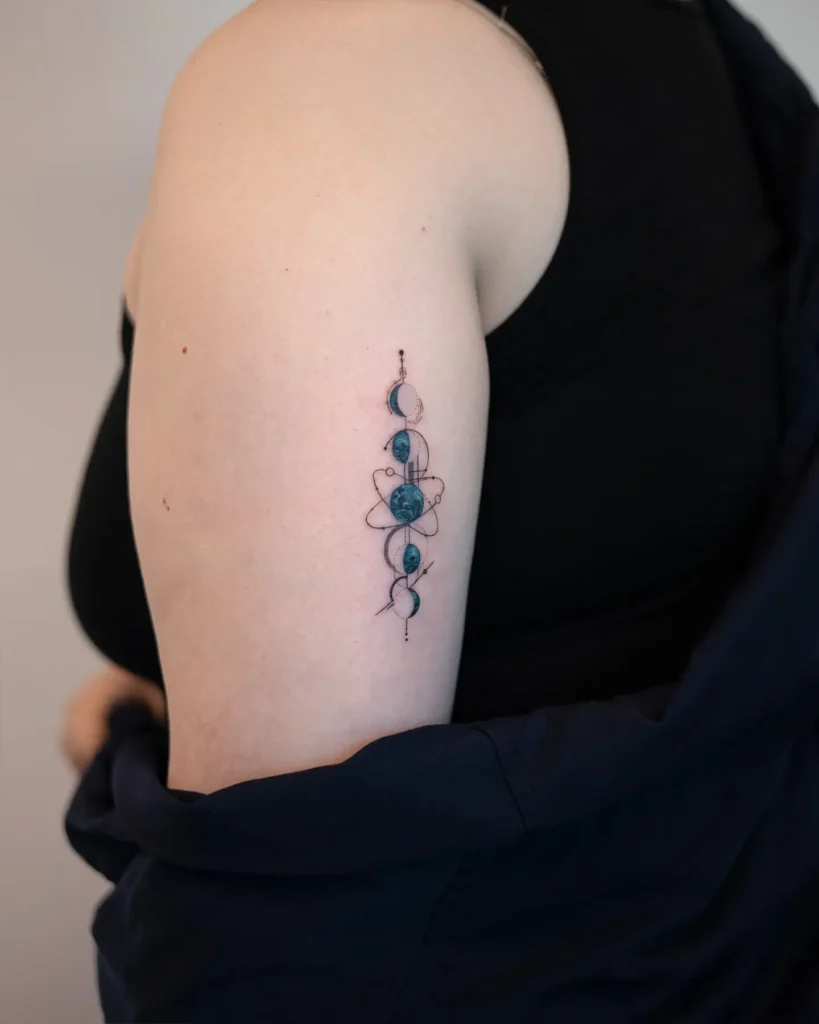 Celestial Moon Tattoo