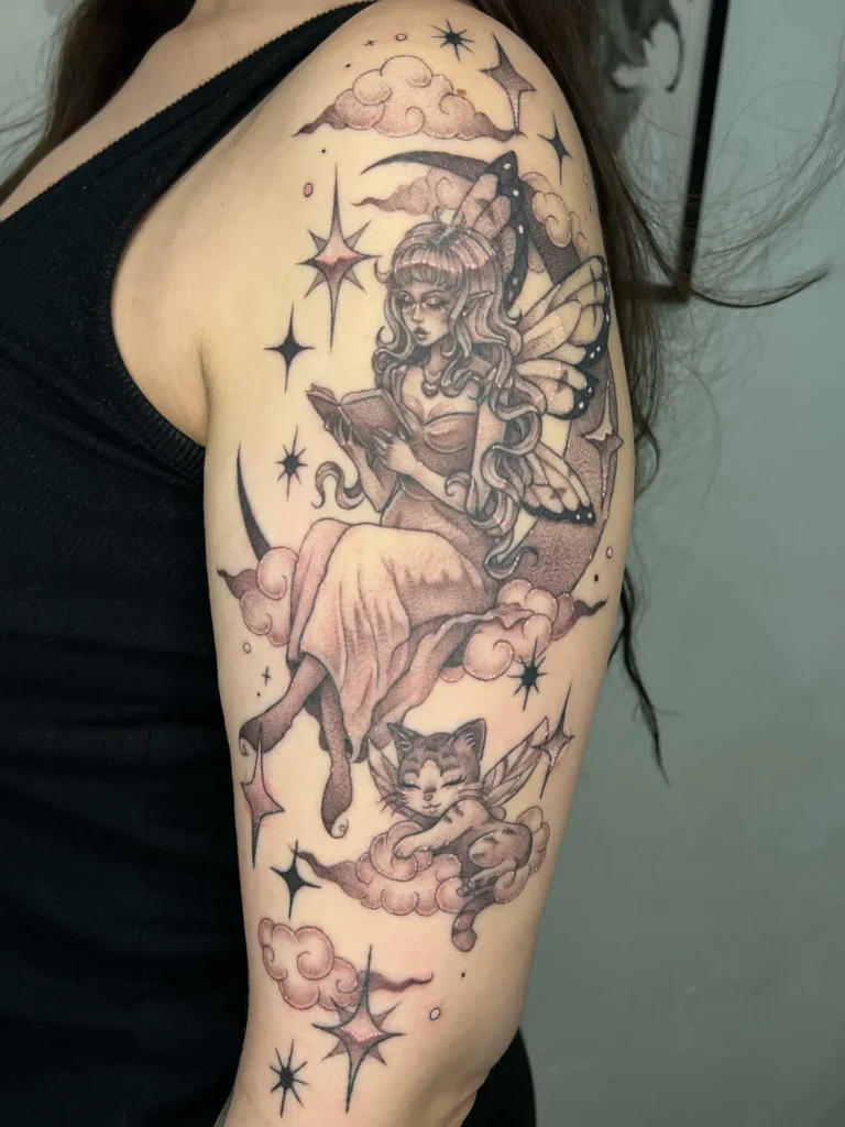 15. Celestial Fairy with Cat Familiar