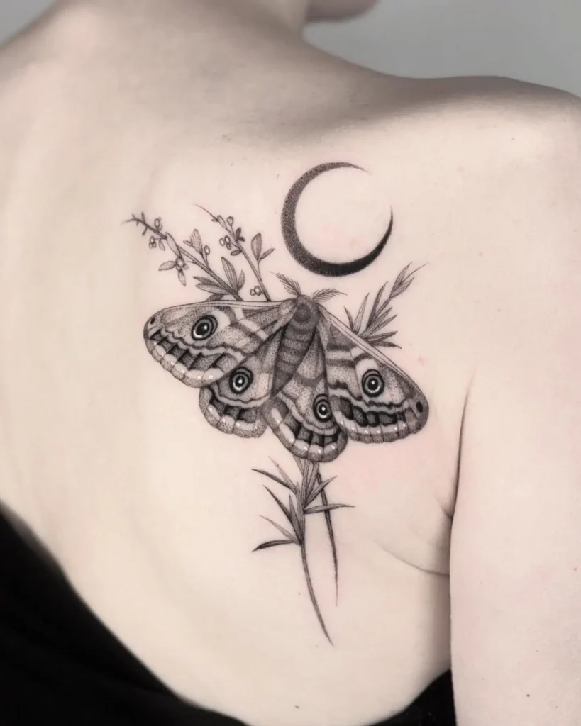 18. Lunar Moth with Wild Herbs