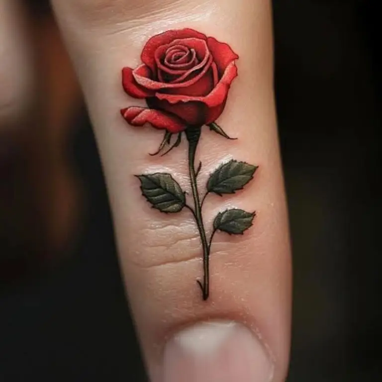 18. Mini Rose Finger Ink
