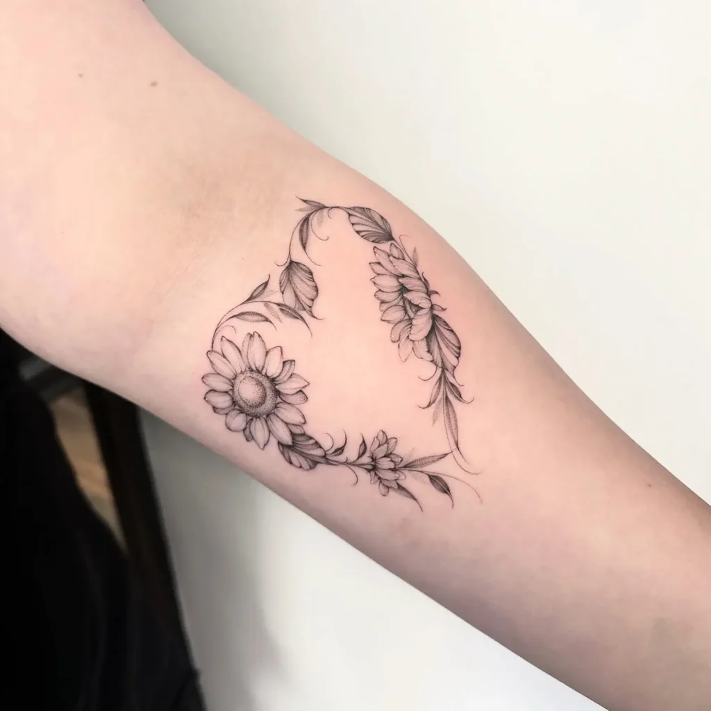 18. Sunflower Heartline
