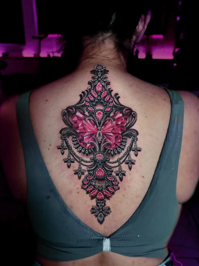 19. Gothic Jewel Butterfly with Baroque Frame