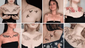A Wonderfull Collection of 20 Stunning Collarbone Tattoo Ideas for Women