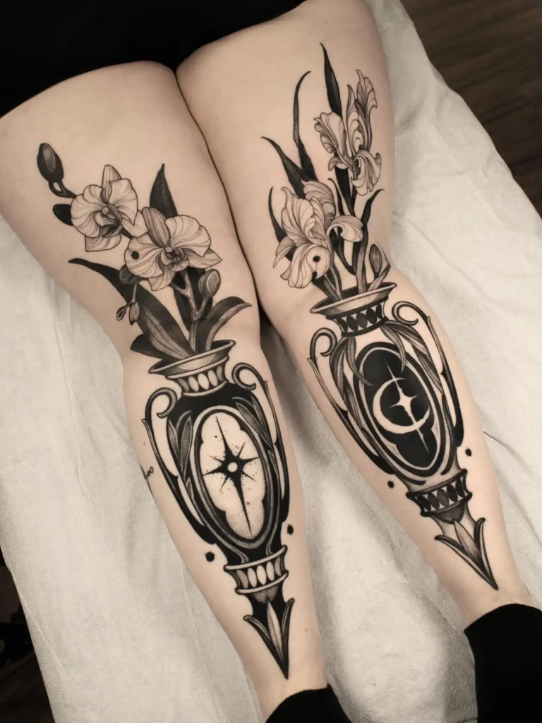 3. Gothic Vase Twin Bloom