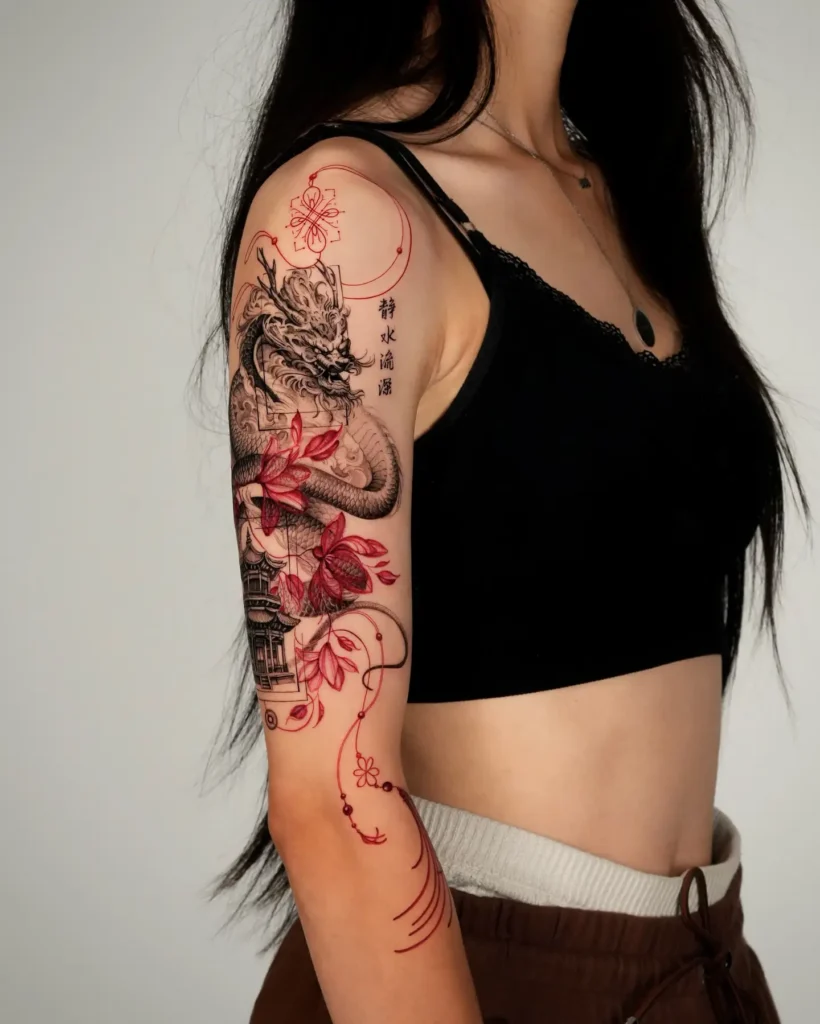 3. Majestic Dragon Arm Sleeve
