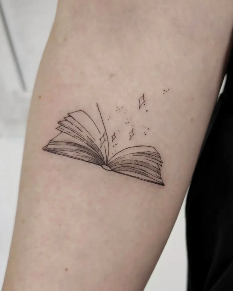  Open Book Tattoo
