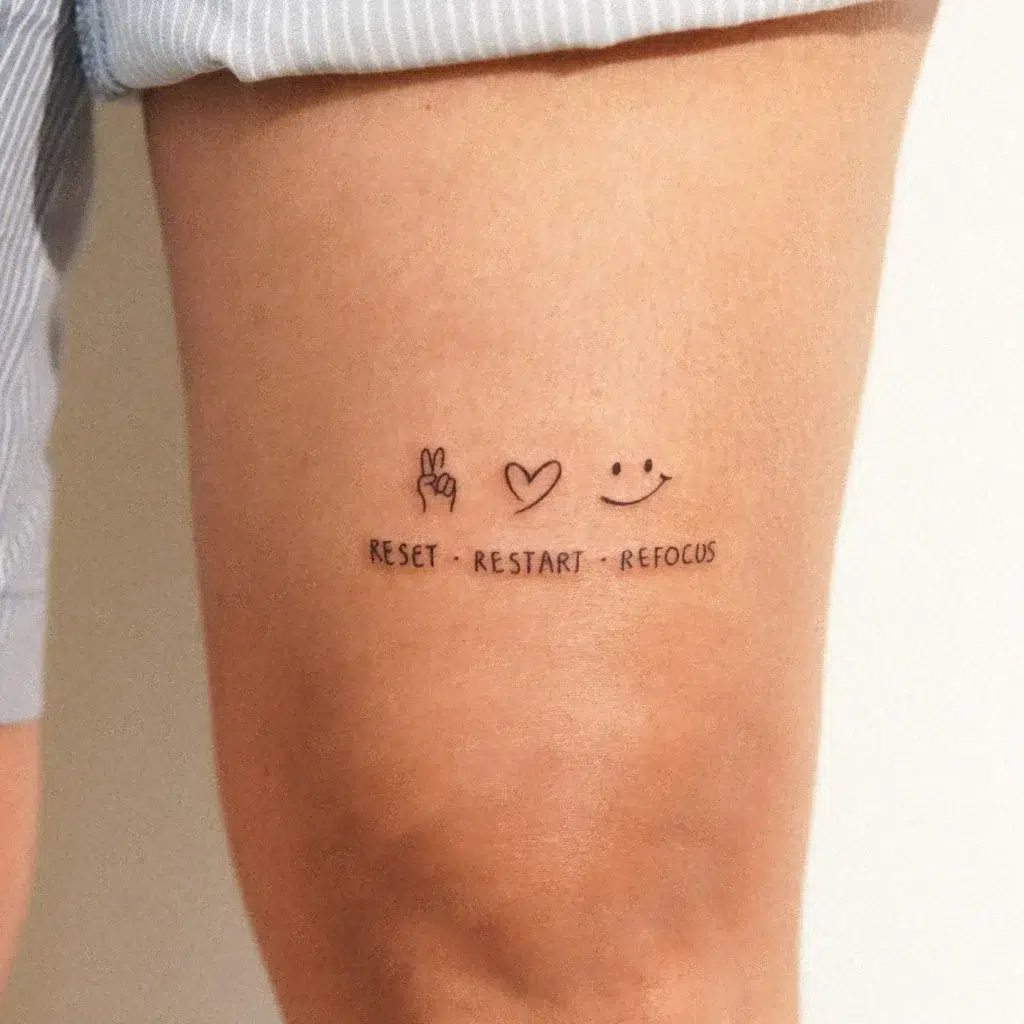 4. Reset Restart Refocus Symbol Tattoo