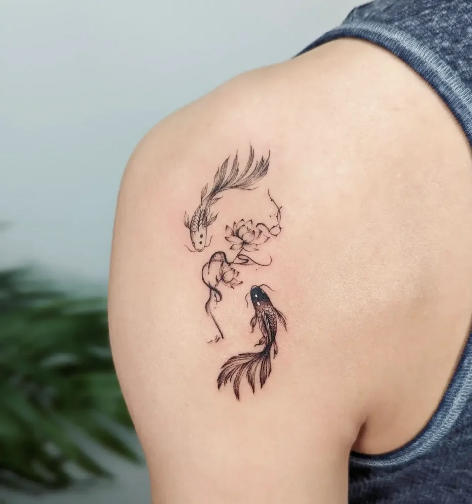 4. Yin Yang Koi Harmony