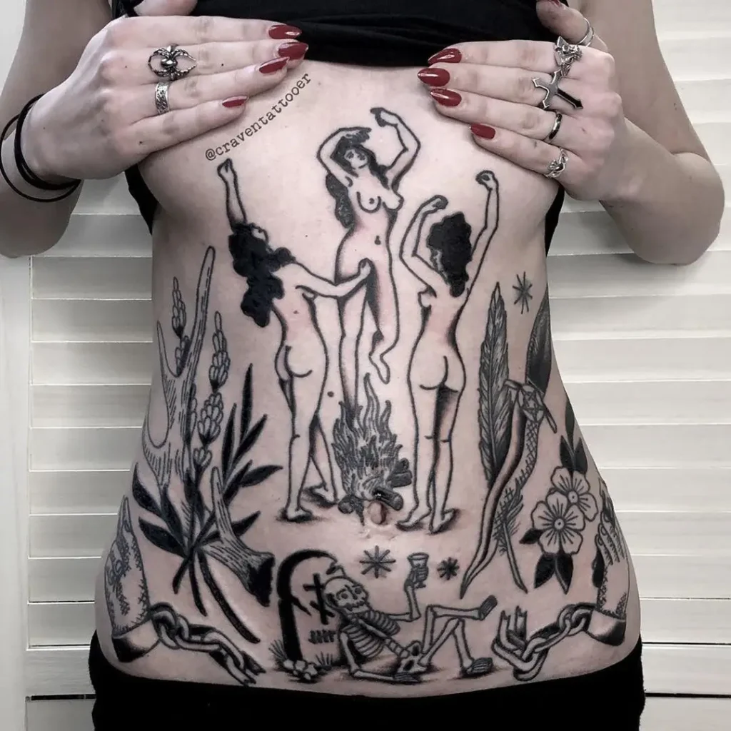 5. Coven Ritual with Floral Charms