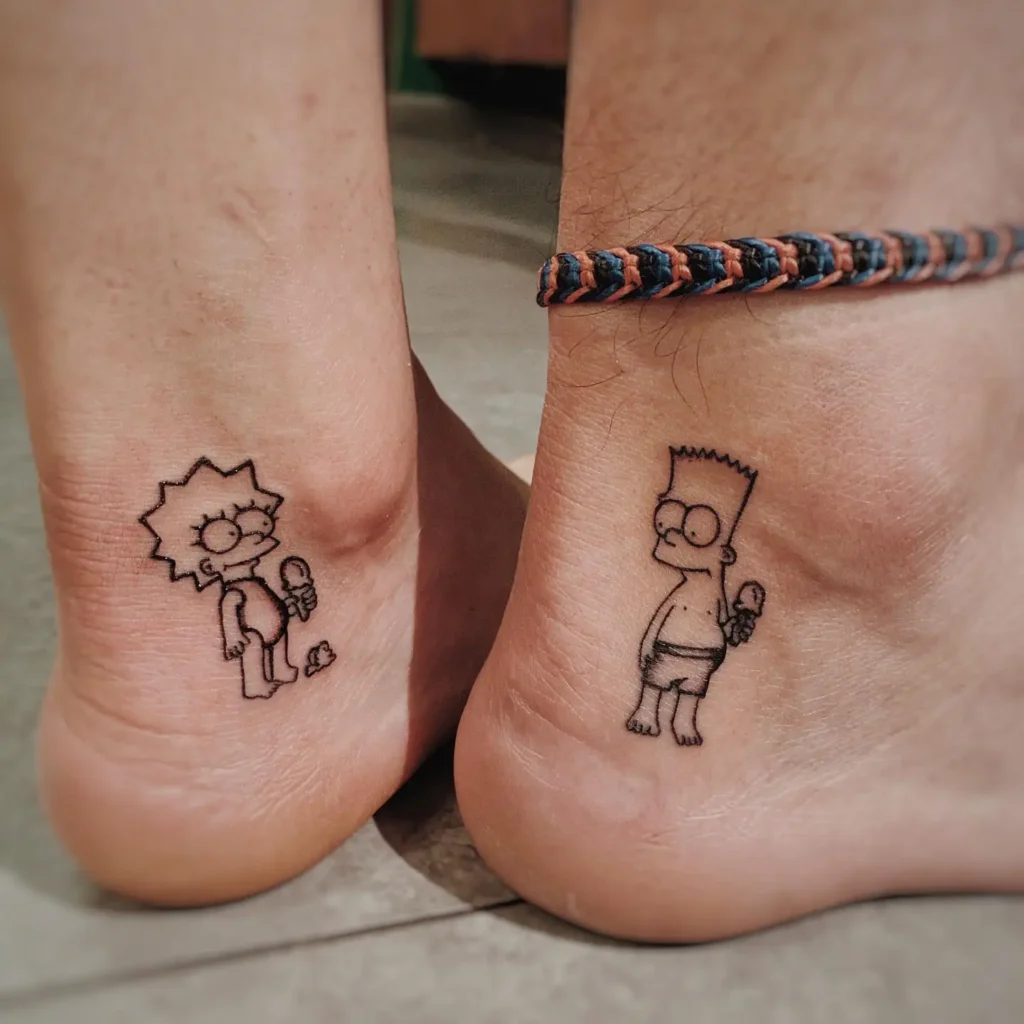 6. Bart and Lisa Ice Cream Match