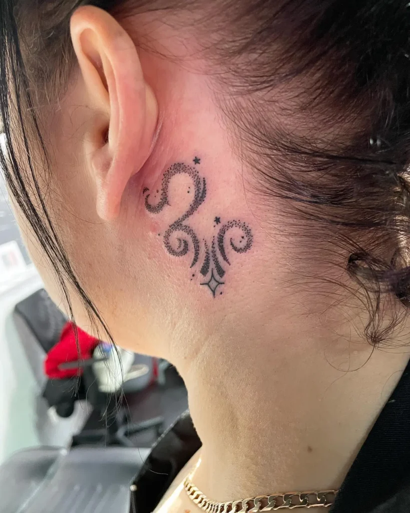 7. Celestial Aries Dotwork