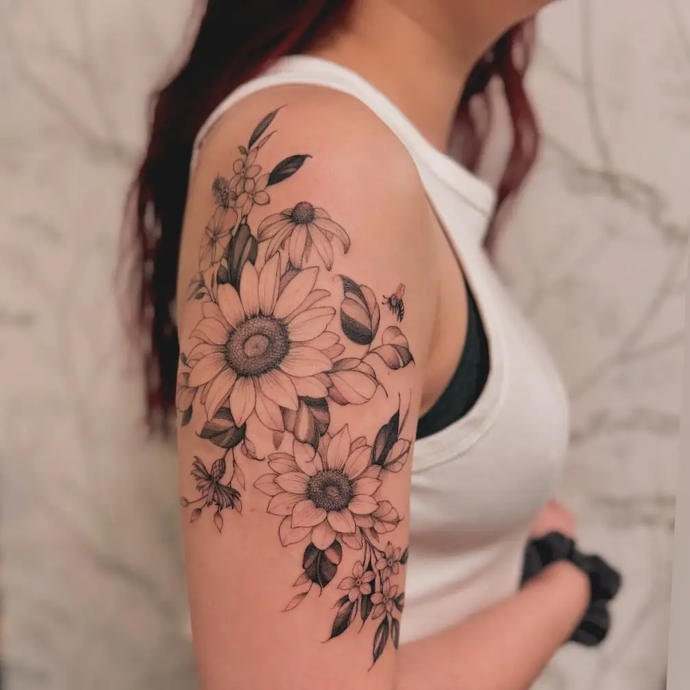 7. Floral Embrace Sleeve