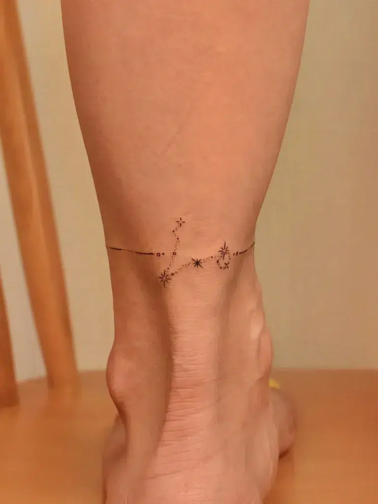 7. Zodiac Line Anklet