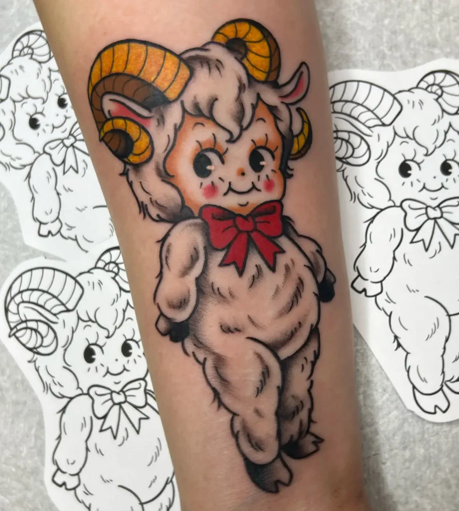 8. Kawaii Aries Ram