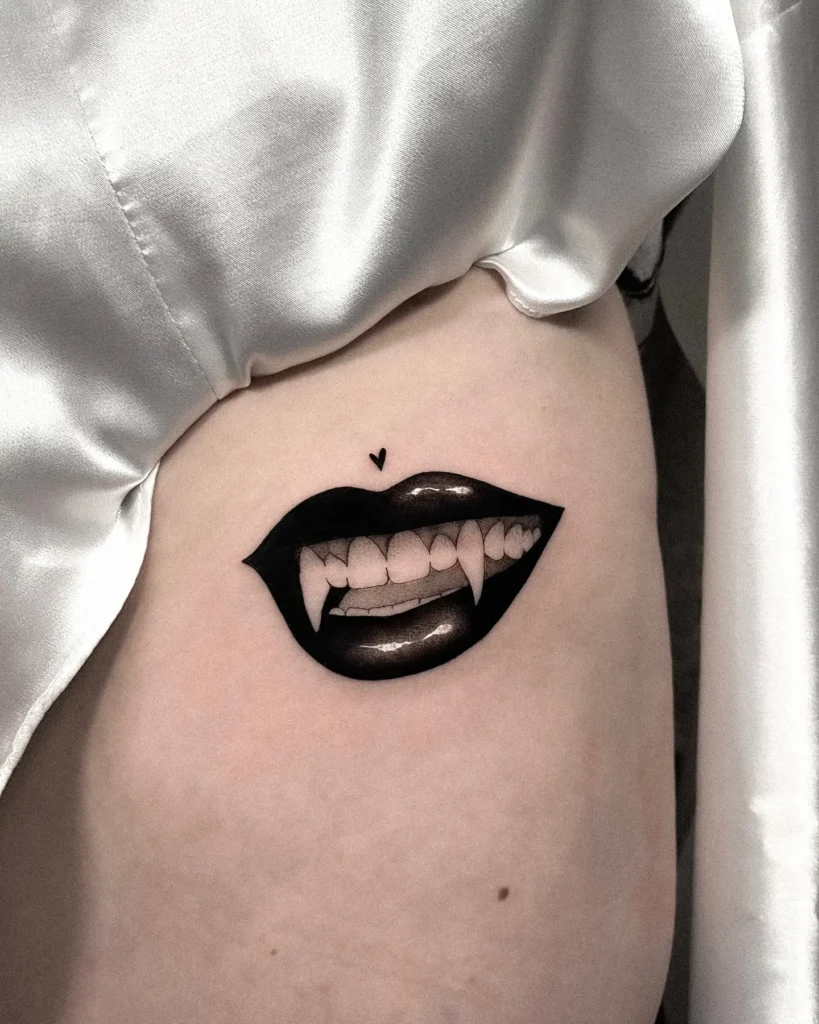 8. Vampire Kiss with Shadow Fangs