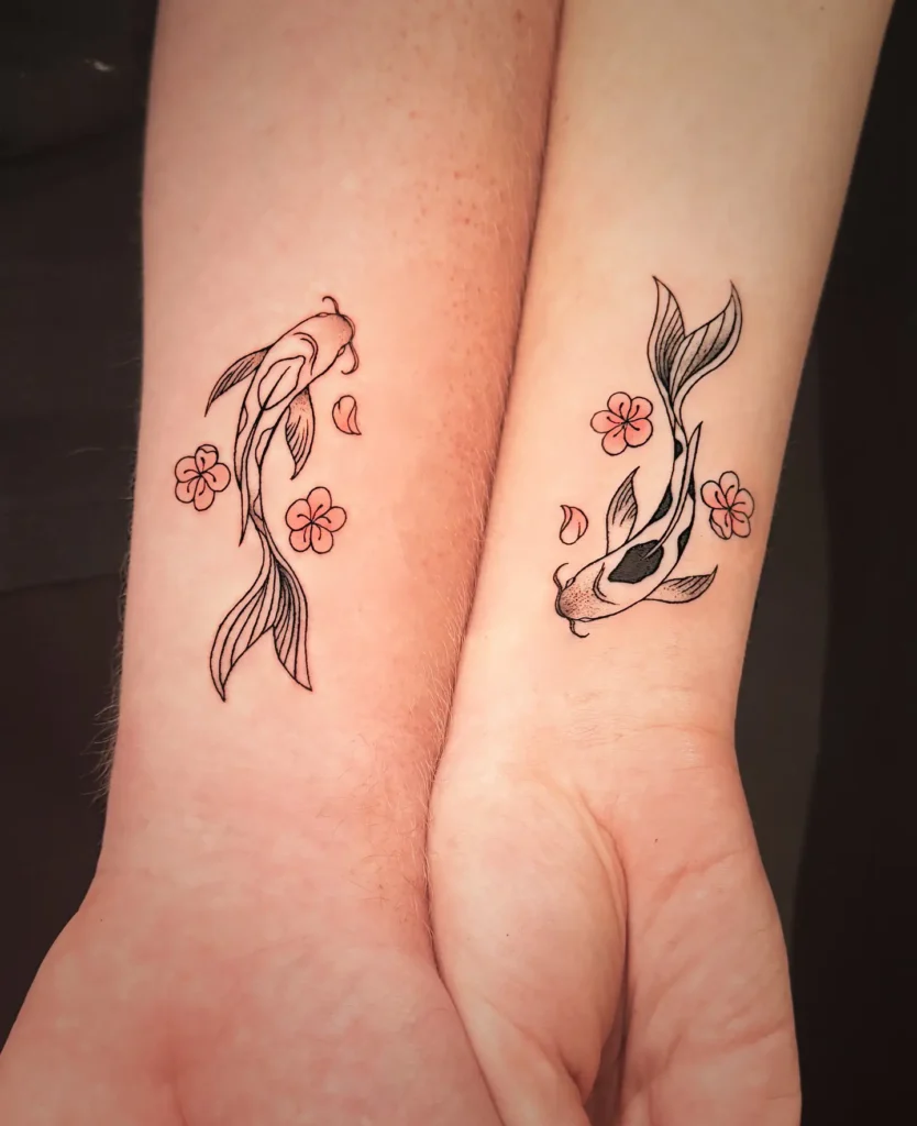 9. Matching Koi Companions