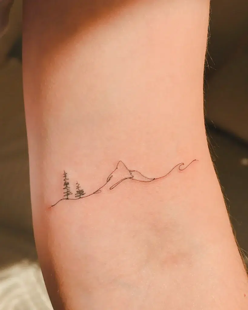 9. Mountain Whispers Linework