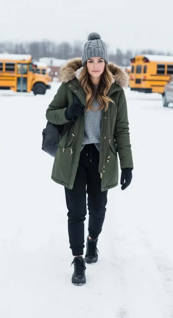 Parka and Joggers