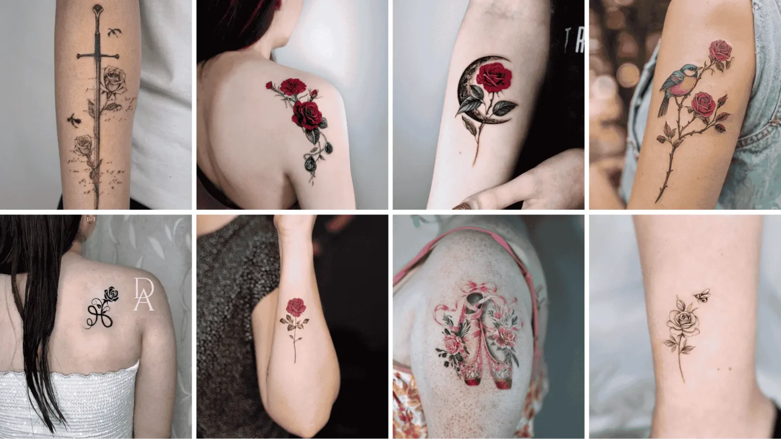 A Collection Of 20 Rose Tattoos for Women To Inspire You