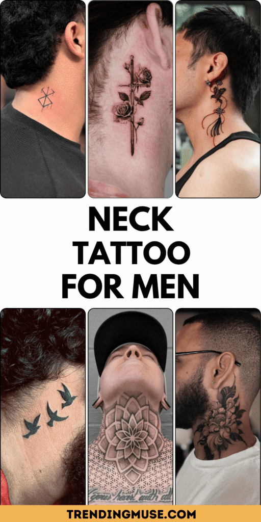 These Neck Tattoos for Guys in 2025 Are Seriously Next-Level 😎 (15 Ideas)