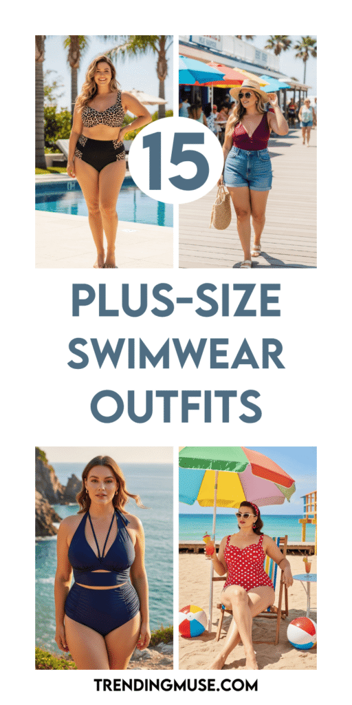 Wow the Beach with These Plus Size Swimwear Outfits! 🏝️ (15+ Ideas)