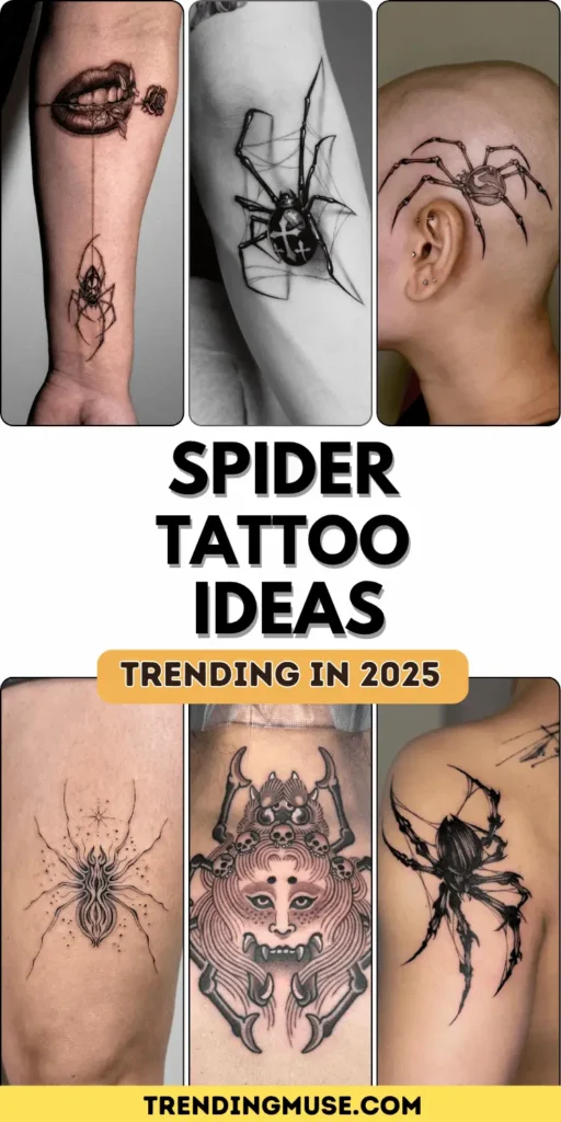 The Coolest Spider Tattoos Ideas People Are Choosing in 2025 💥