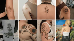 Sunflower Tattoo Ideas That Will Brighten Your Whole Look ☀️🌻 (15+ Ideas)