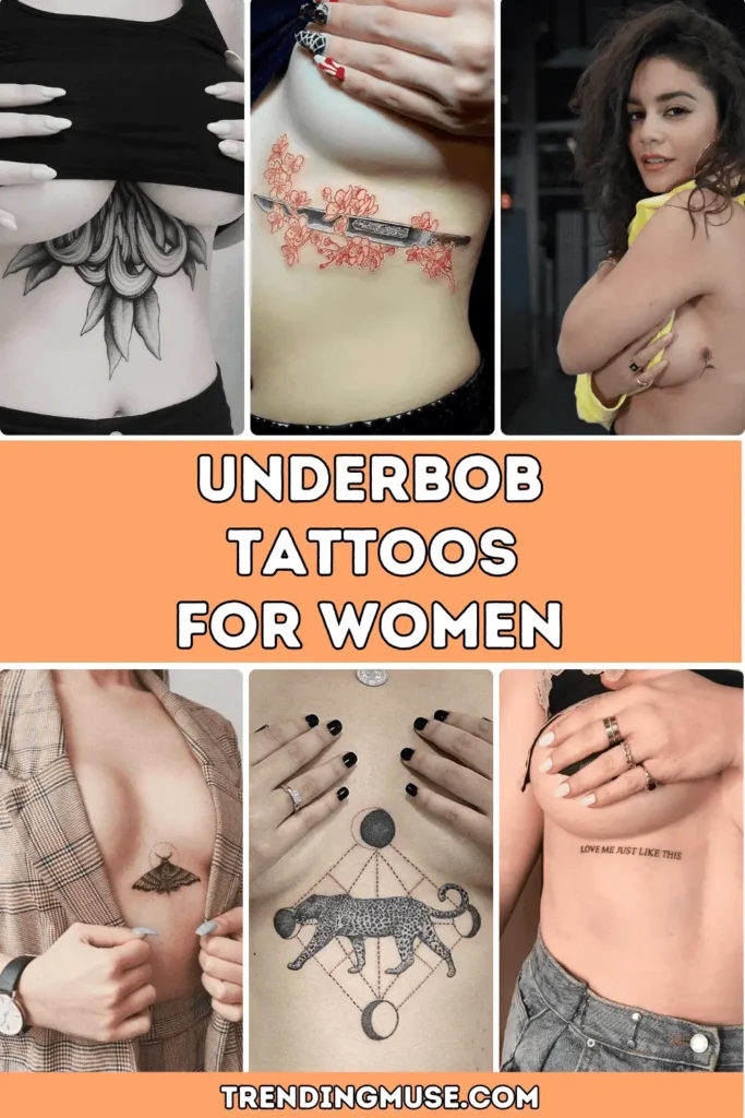 20 Underboob Tattoos for Women: Bold Designs to Inspire
