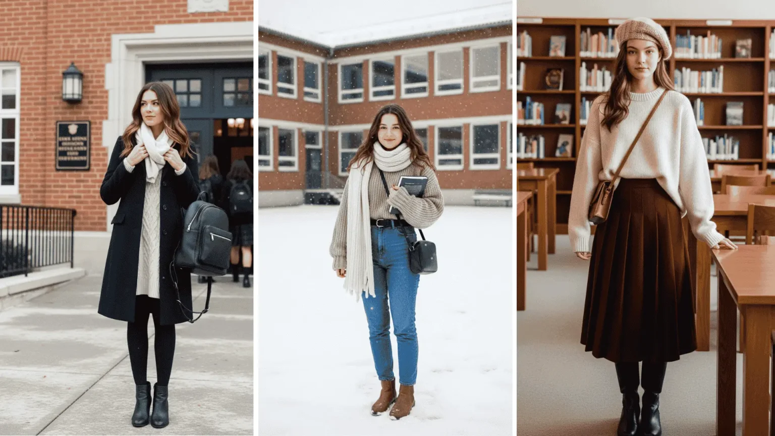 Cozy & Cute Winter School Outfits You’ll Love! ❄️ (20+ Outfit Ideas)