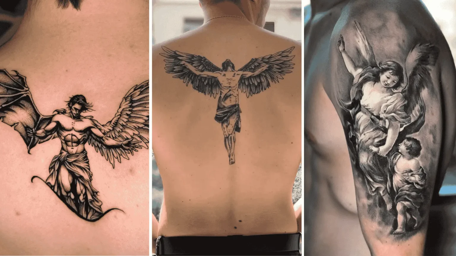 You Won’t Believe These 20 Guardian Angel Tattoos Exist! 😍🕊️