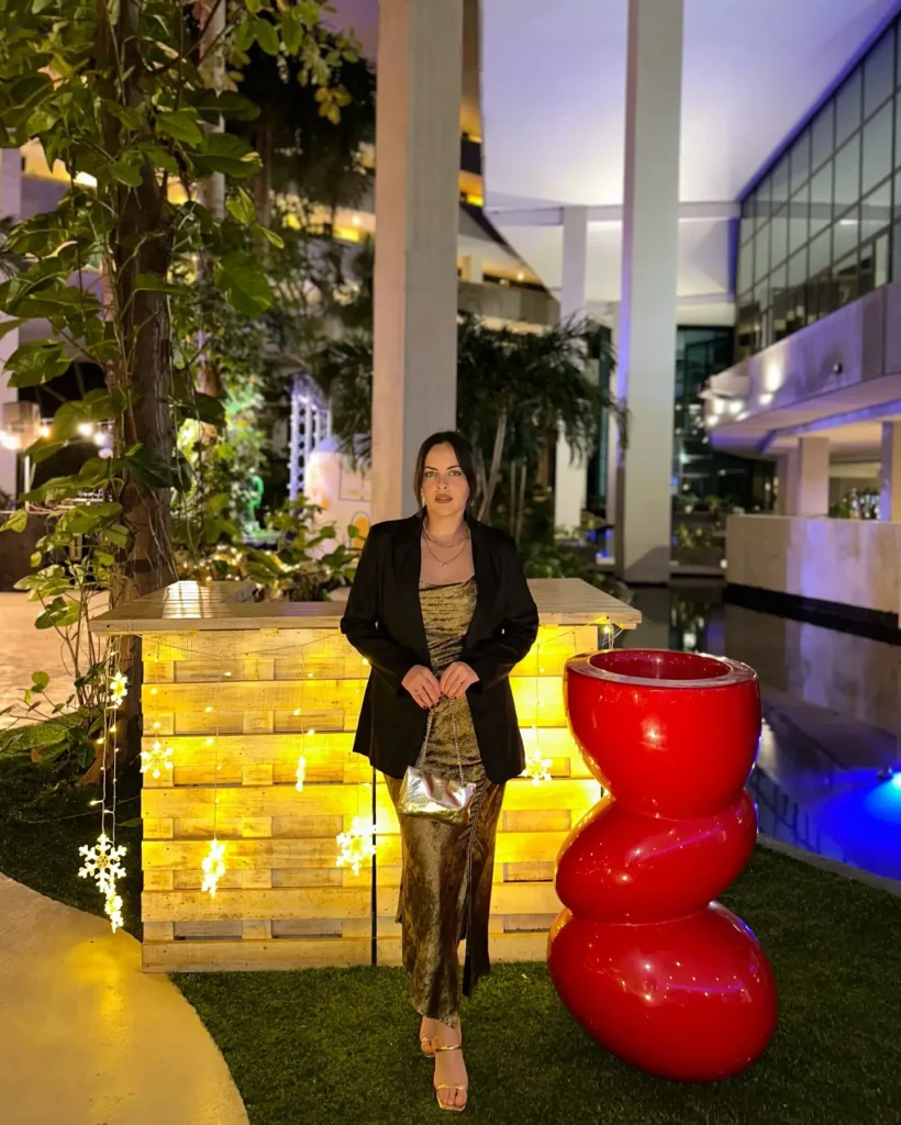 11. Evening Shine in Velvet and Blazer Layers