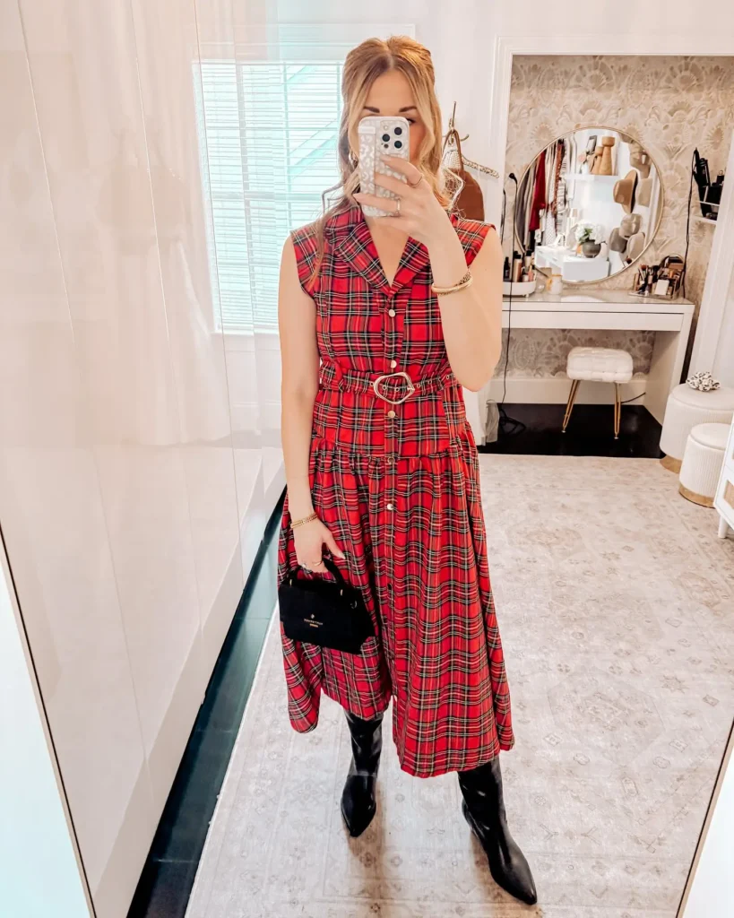 9. Plaid Confidence with a Modern Twist