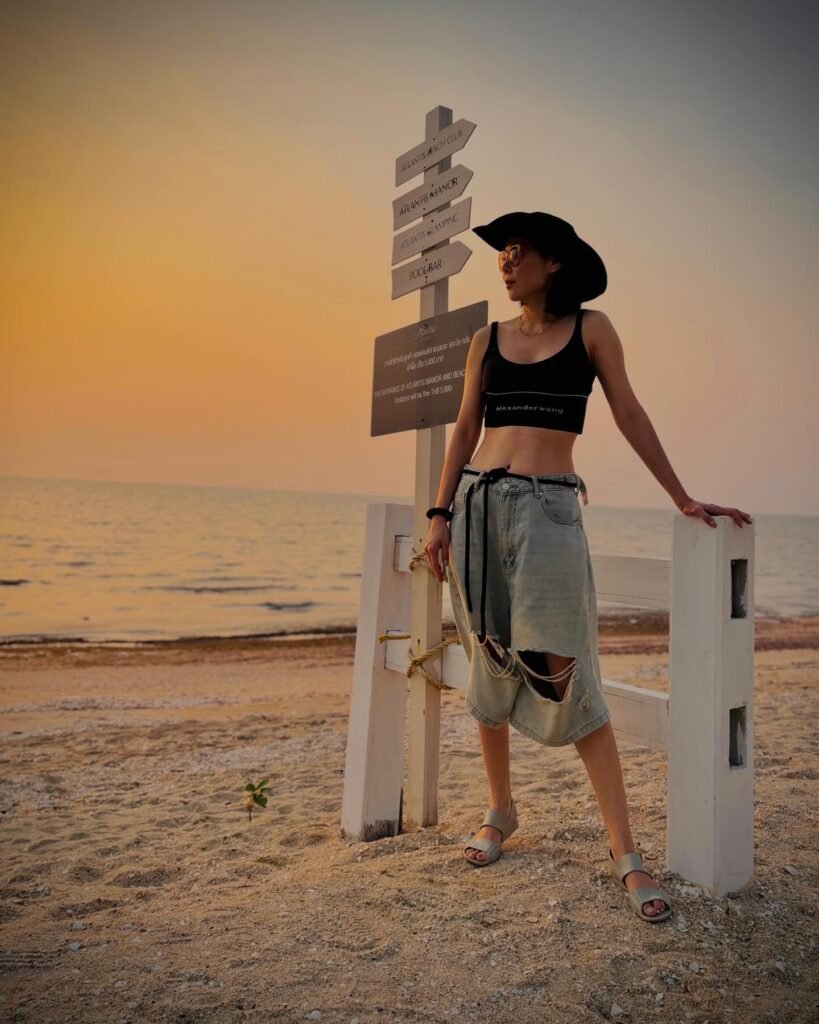 14. Beach Sunset Baggy Shorts