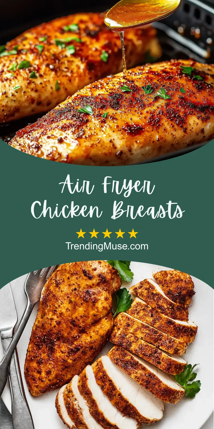 Healthy Air Fryer Recipes Easy, Easy Recipes Chicken Breast, Easy Fast Chicken Breast Recipes, Boneless Chicken In Air Fryer