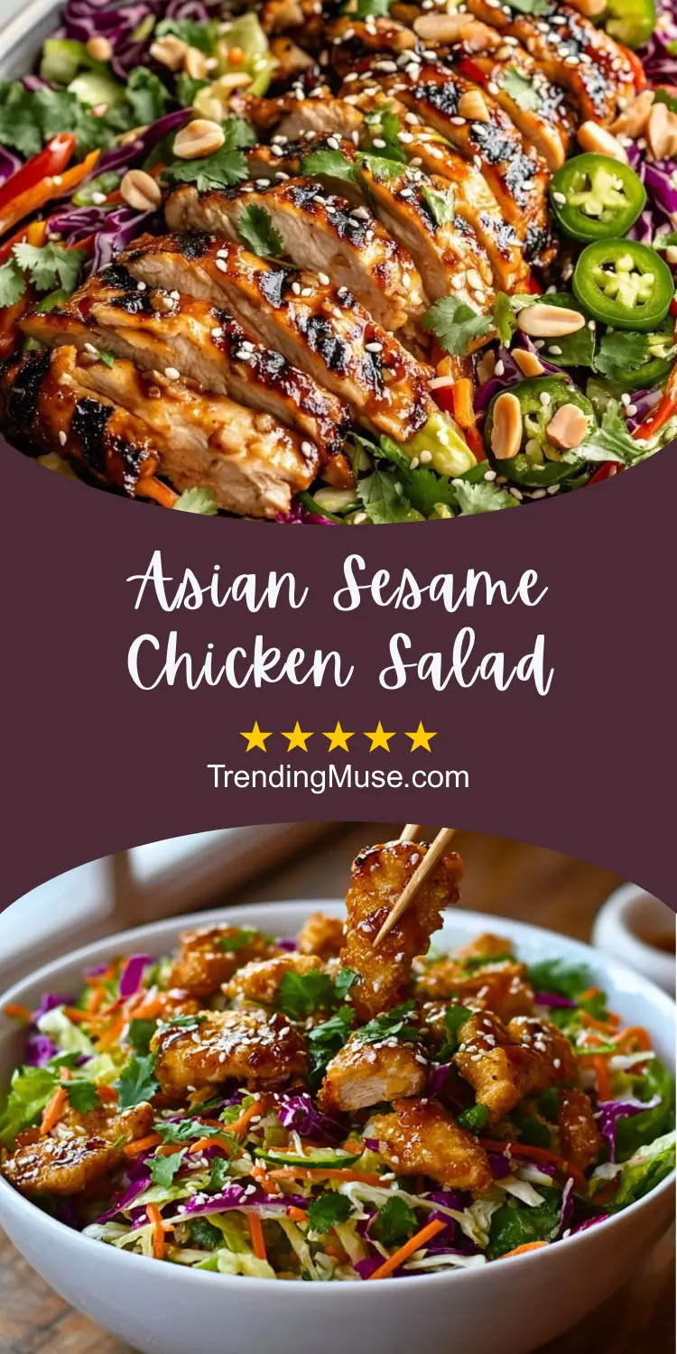 Asian Sesame Chicken Salad