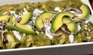 Avocado Chicken Enchiladas Recipe