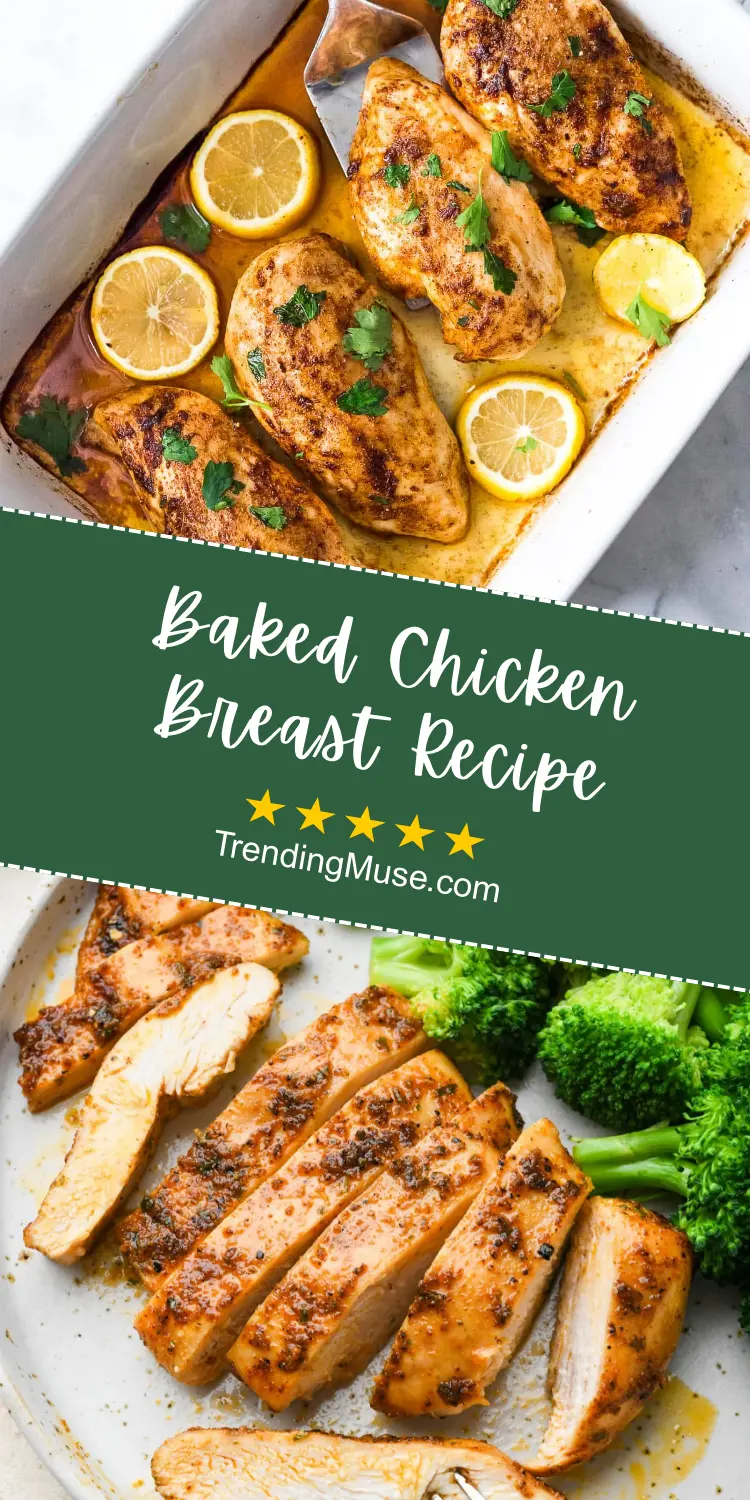 Baked Chicken Breast Recipe, Baked Chicken Breast, Oven Baked Chicken Breasts, Chicken Breast Recipes Baked